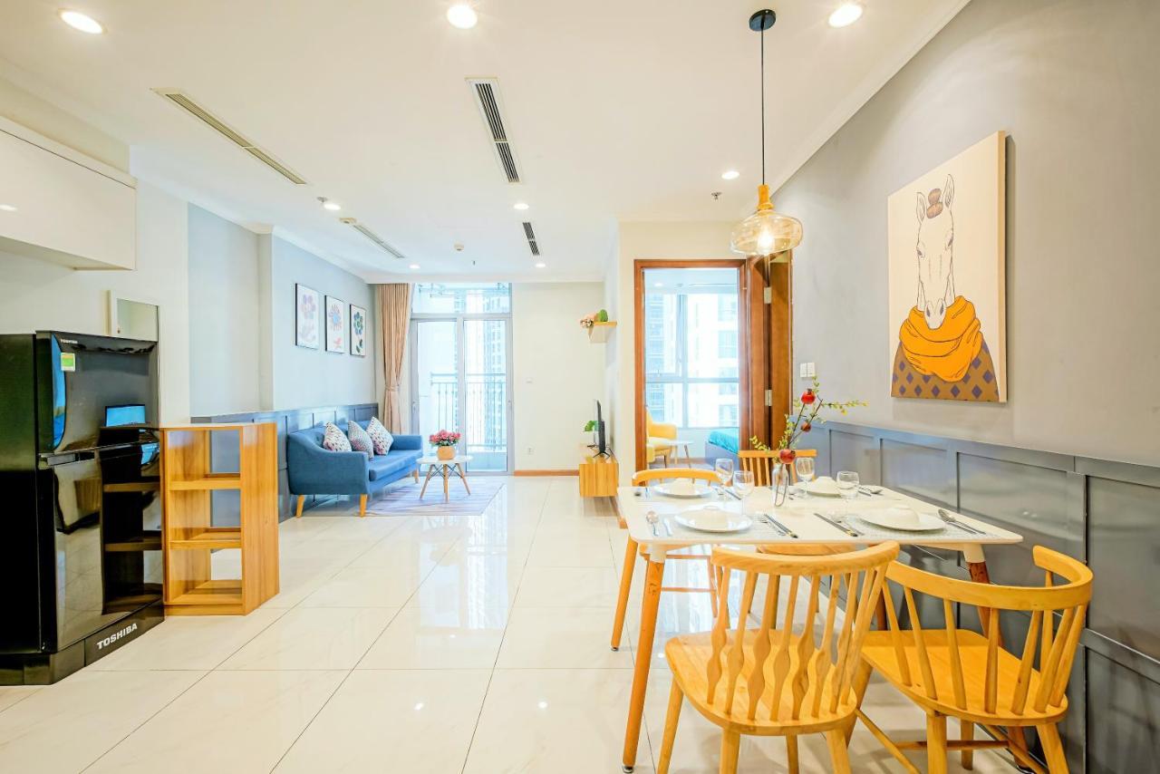 Mott Haven Apart - Vinhomes Central Park, Landmark 81 Area & Ice Rink โฮจิมินห์ซิตี้ ภายนอก รูปภาพ