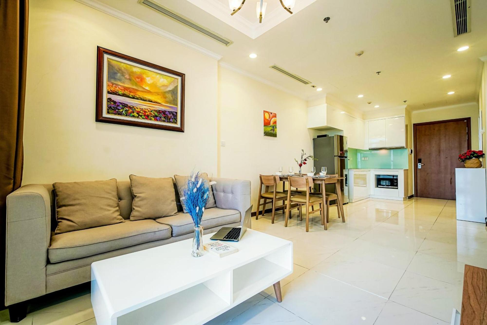 Mott Haven Apart - Vinhomes Central Park, Landmark 81 Area & Ice Rink โฮจิมินห์ซิตี้ ภายนอก รูปภาพ