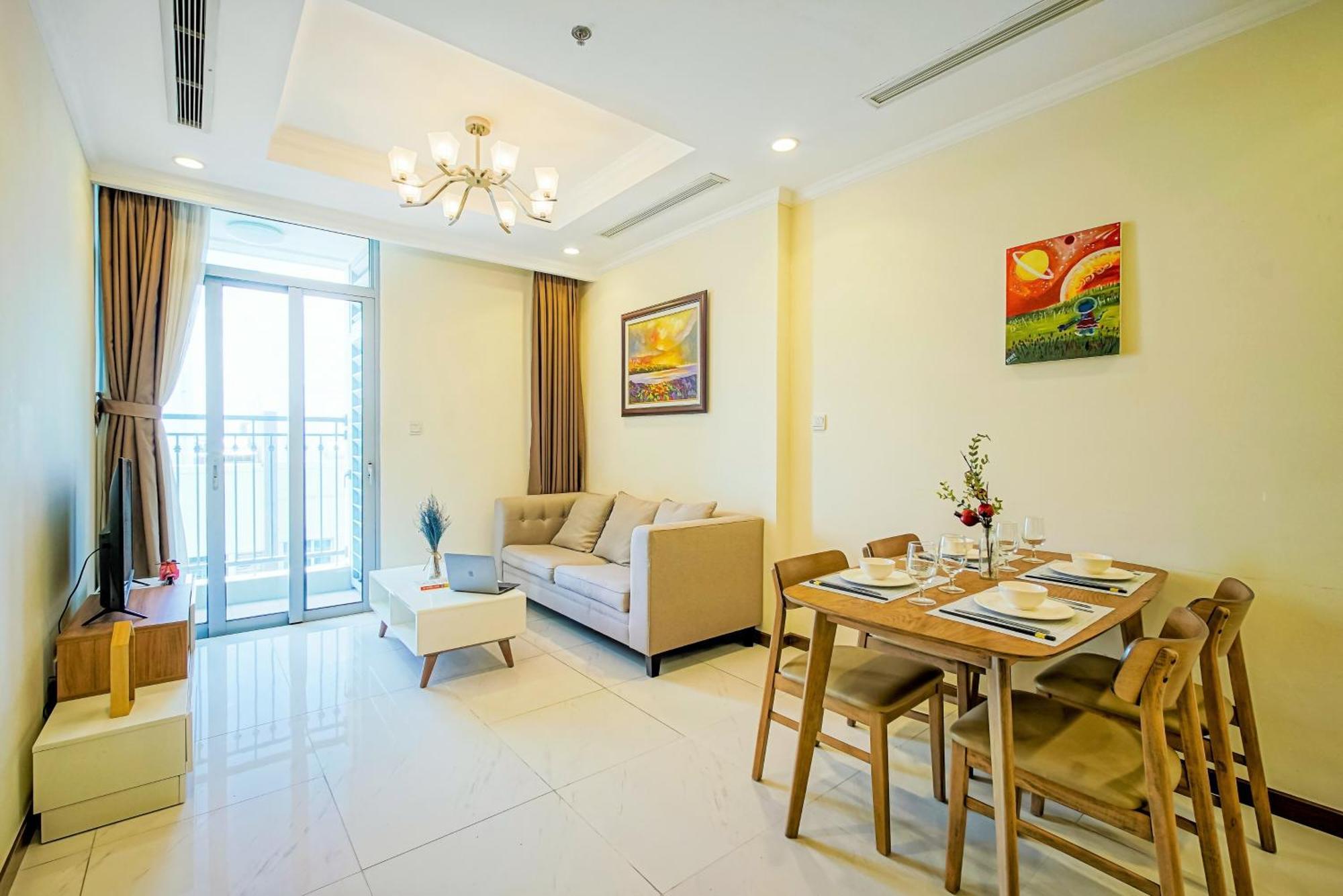 Mott Haven Apart - Vinhomes Central Park, Landmark 81 Area & Ice Rink โฮจิมินห์ซิตี้ ภายนอก รูปภาพ